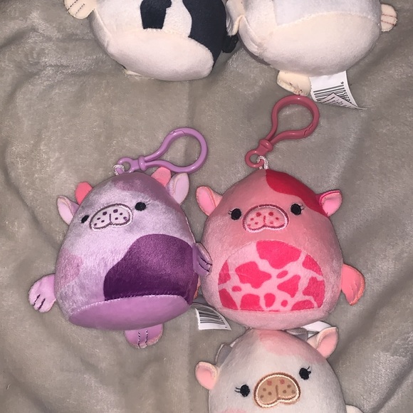 Seacow squishmallow clip bundle of 7 all NWT - Picture 2 of 5